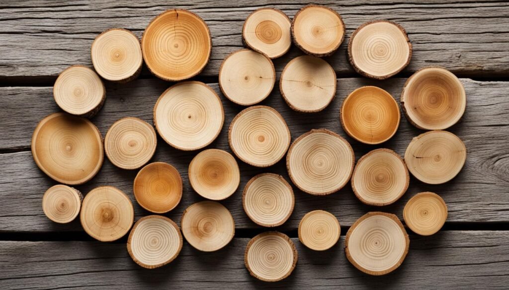 wooden rounds