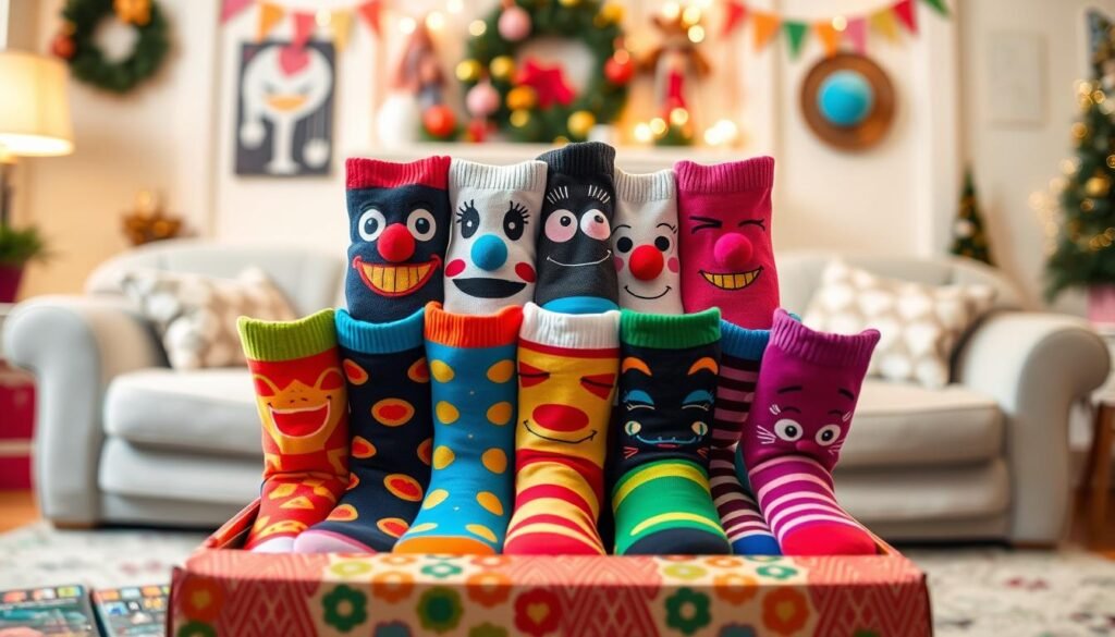 gift ideas socks with faces for everyone